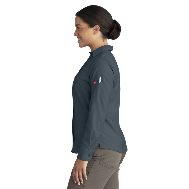 Women's Cooling Long Sleeve Work Shirt image number 6
