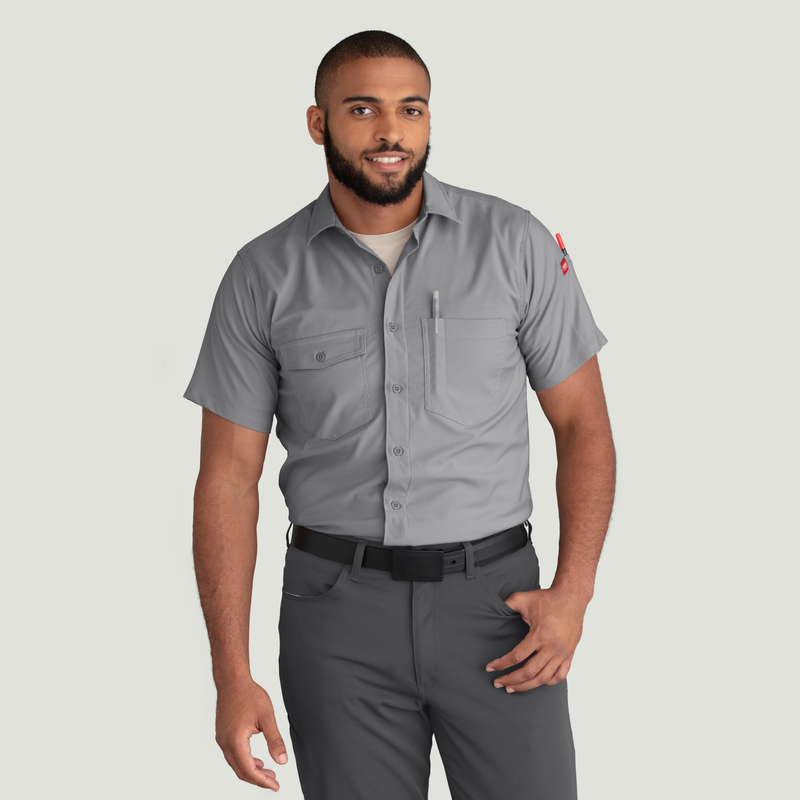 Men's Cooling Short Sleeve Work Shirt image number 1