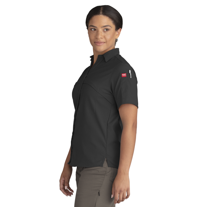 Women's Cooling Short Sleeve Work Shirt image number 8