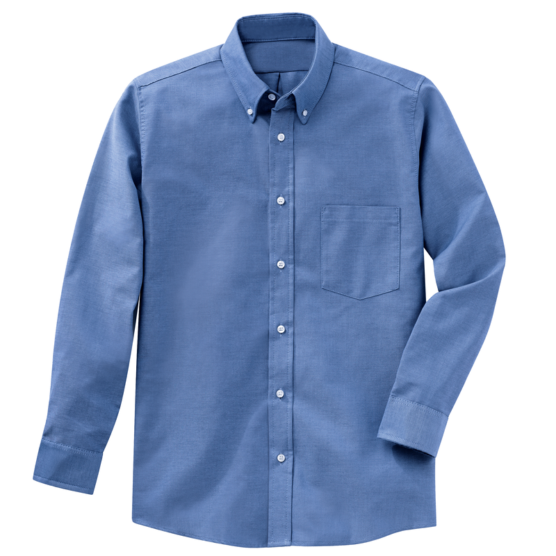 Men's Long Sleeve Executive Oxford Dress Shirt image number 3