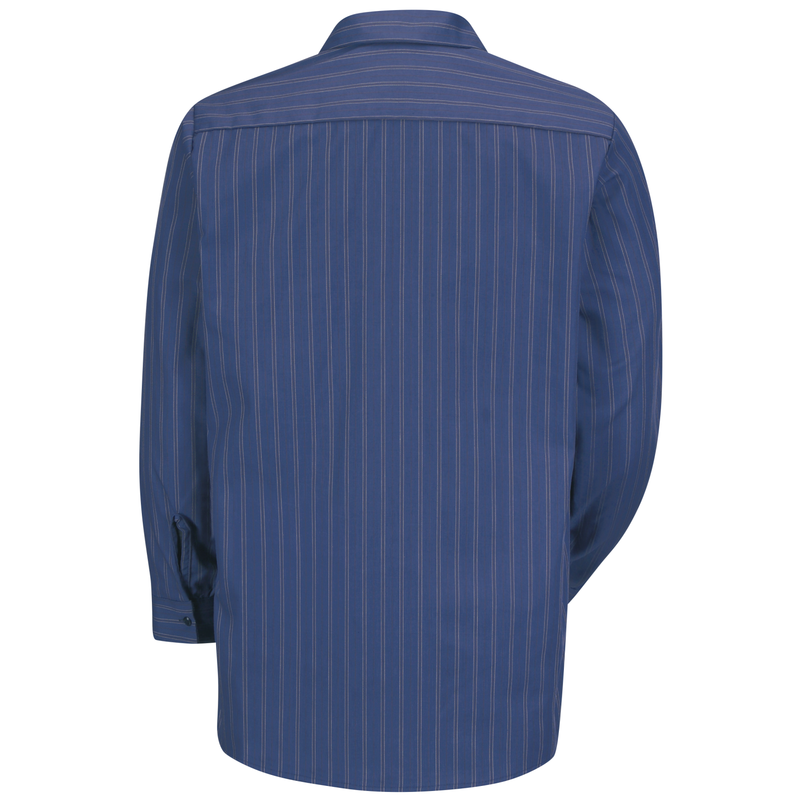 Red Kap Men Industrial Striped Work Shirt White/Blue Short and Long Sleeve SLWB 