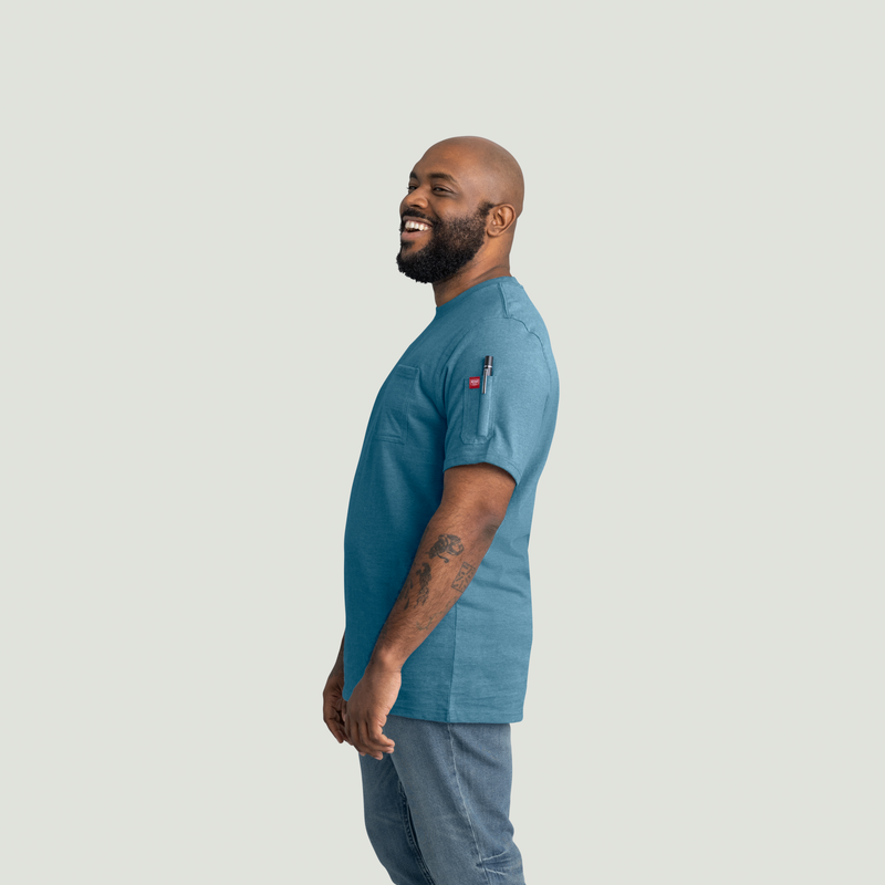 Men's Slim Fit Cotton Pocket T-Shirt image number 7