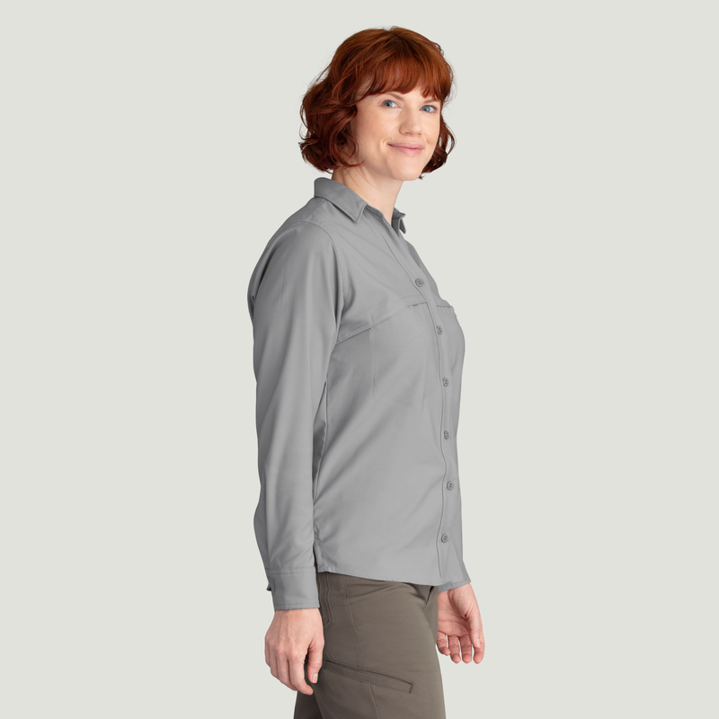 Women's Cooling Long Sleeve Work Shirt image number 14