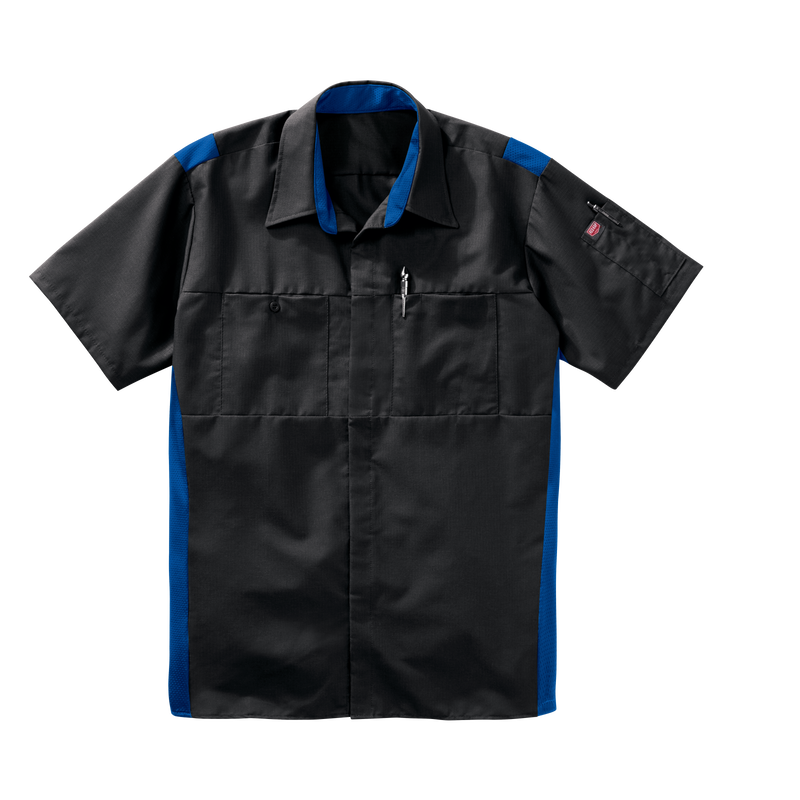 Men's Short Sleeve Performance Plus Shop Shirt With Oilblok Technology image number 9