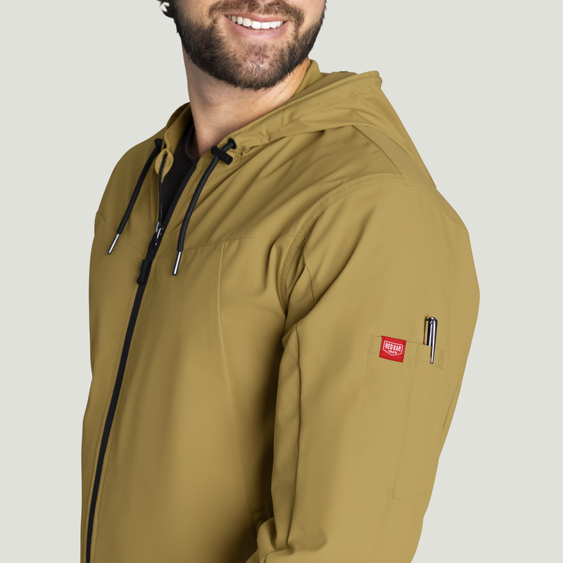 Men&rsquo;s Performance Hooded Windbreaker Jacket with ToolShift Pocket image number 21