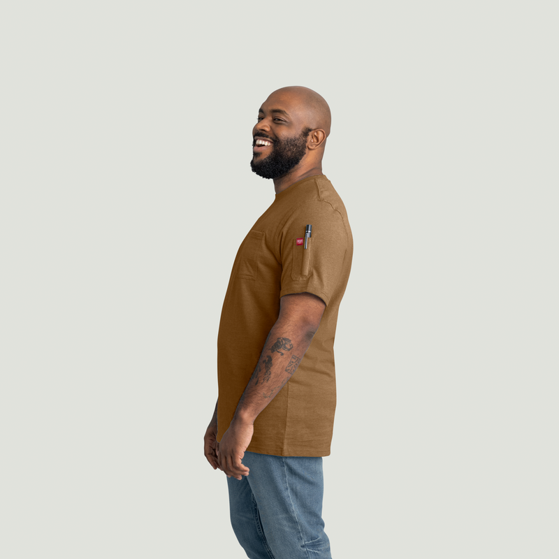 Men's Slim Fit Cotton Pocket T-Shirt image number 7