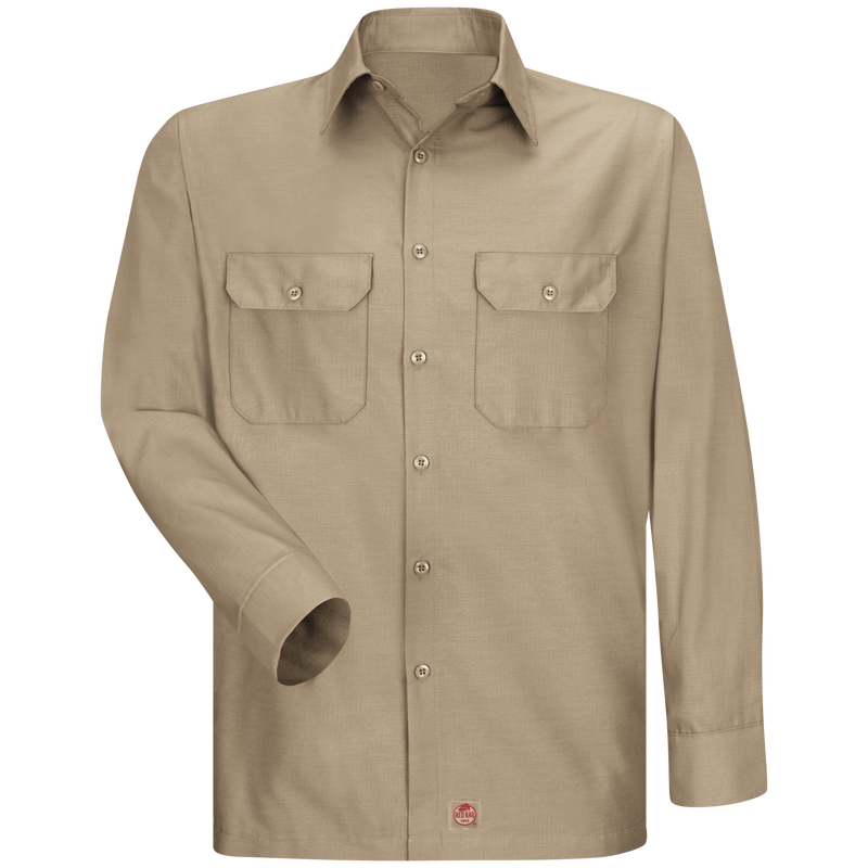 Men's Long Sleeve Solid Rip Stop Shirt image number 1