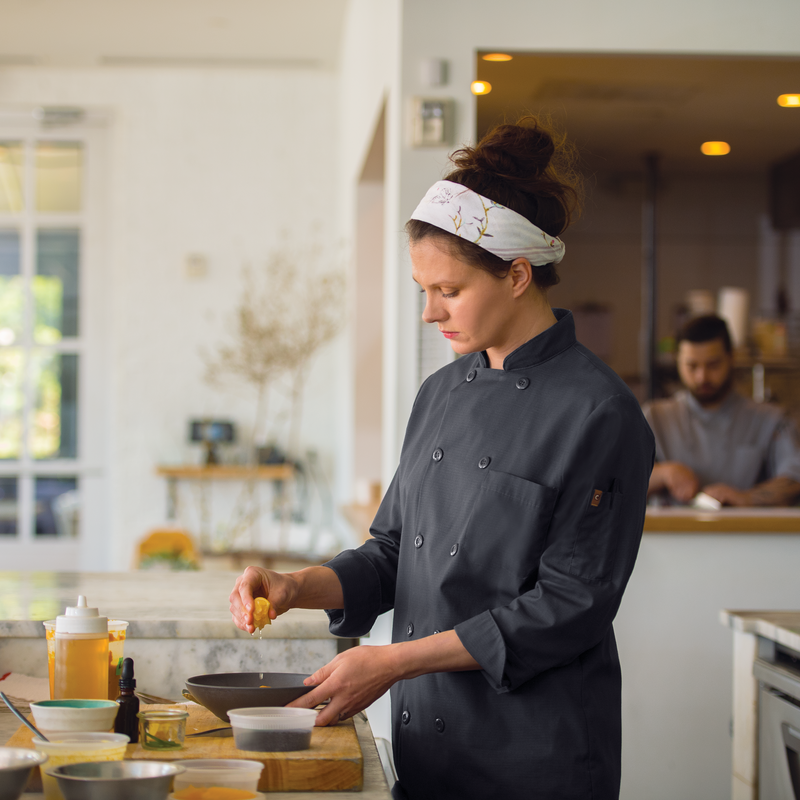 Women's Chef Coat with OilBlok + MIMIX® image number 2