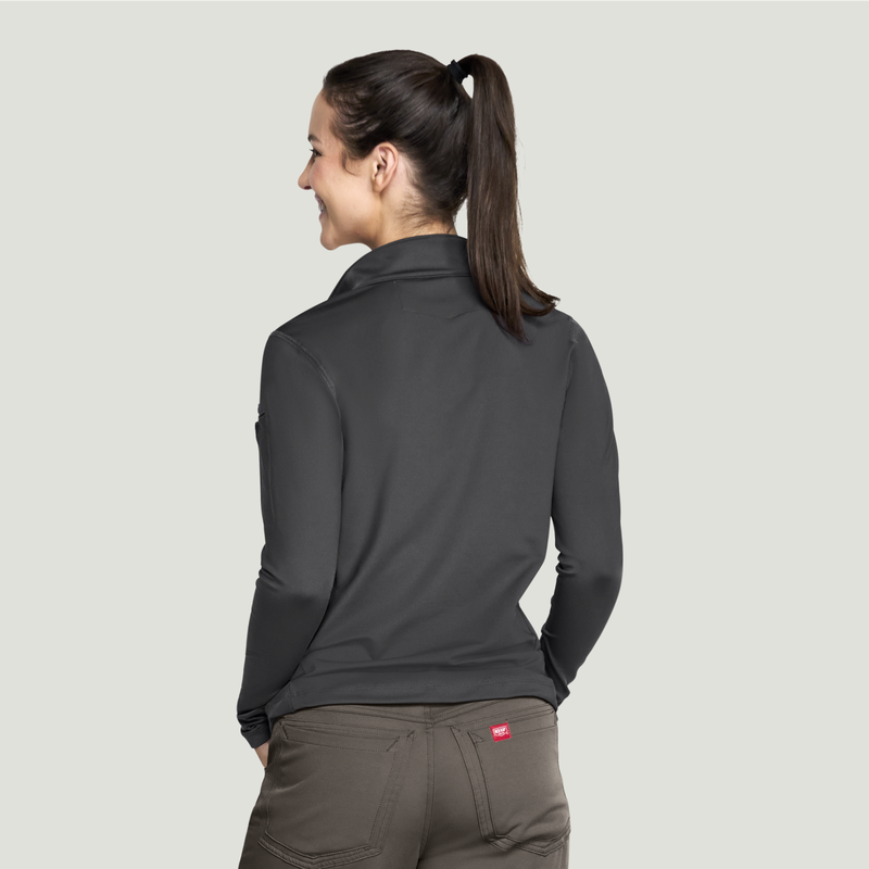 Women's Performance Quarter Zip Cadet Collar Pullover image number 2