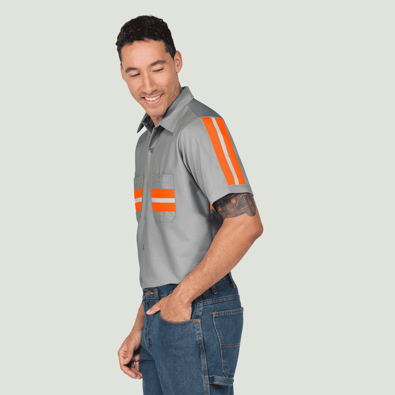 Short Sleeve Enhanced Visibility Shirt image number 3
