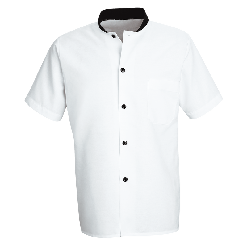 Chef Designs Black Trim Cook Shirt image number 1