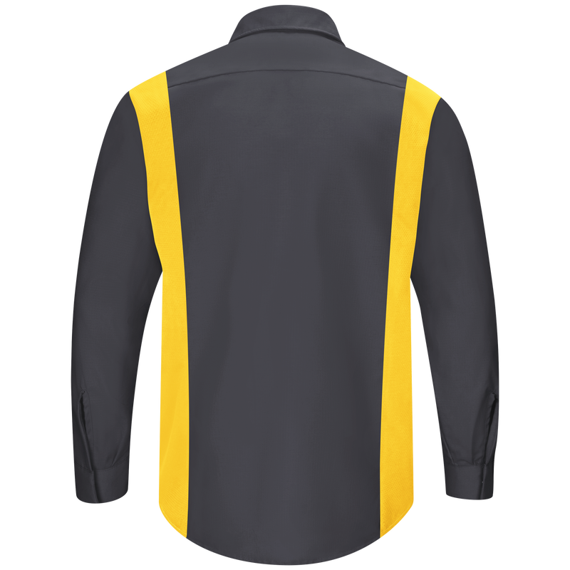 Men's Long Sleeve Performance Plus Shop Shirt with OilBlok Technology image number 2