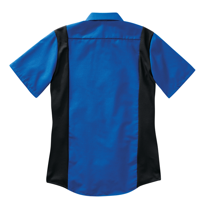 Women's Short Sleeve Performance Plus Shop Shirt with OilBlok Technology image number 5