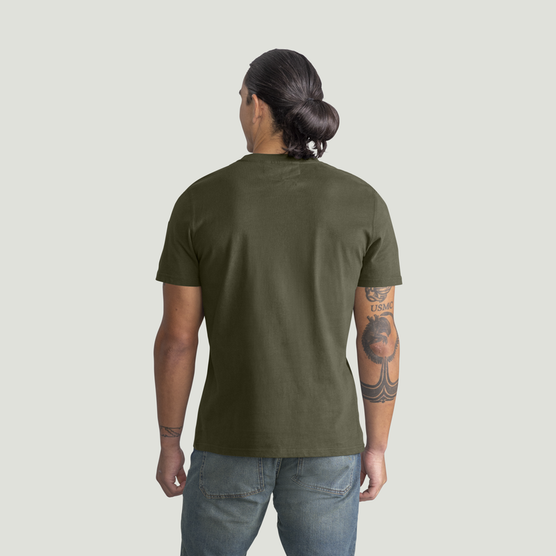 Men's Slim Fit Cotton Pocket T-Shirt image number 2