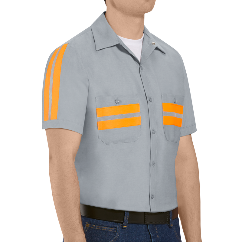Short Sleeve Enhanced Visibility Shirt image number 4