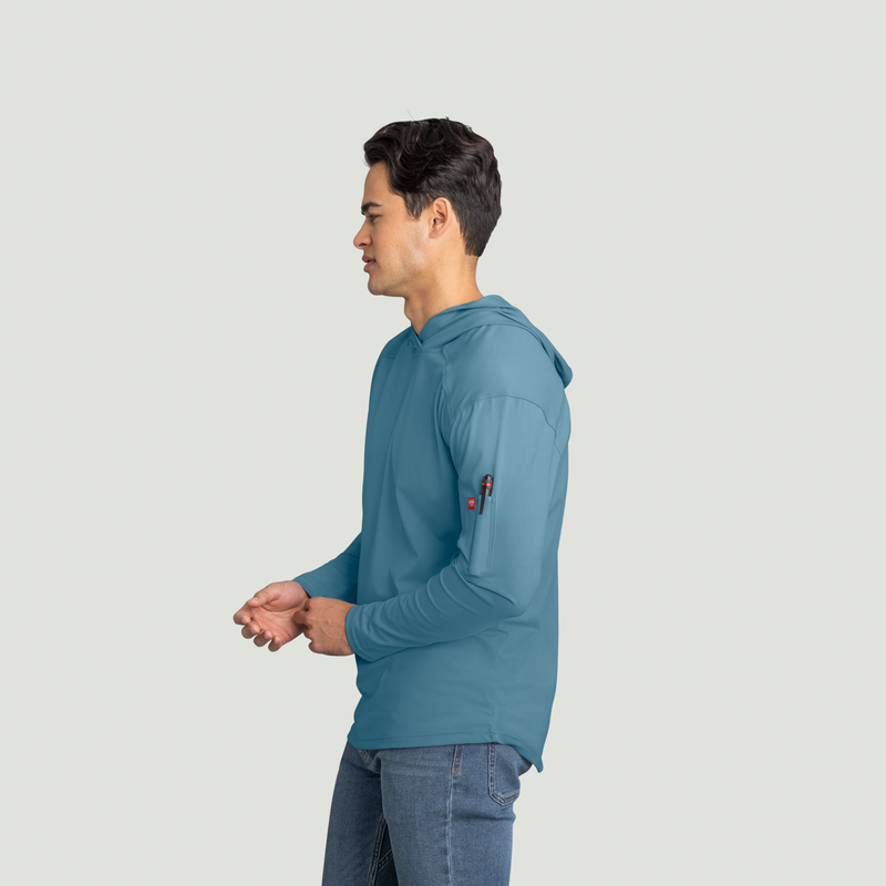 Men's Sun Protection Pullover Hoodie image number 2