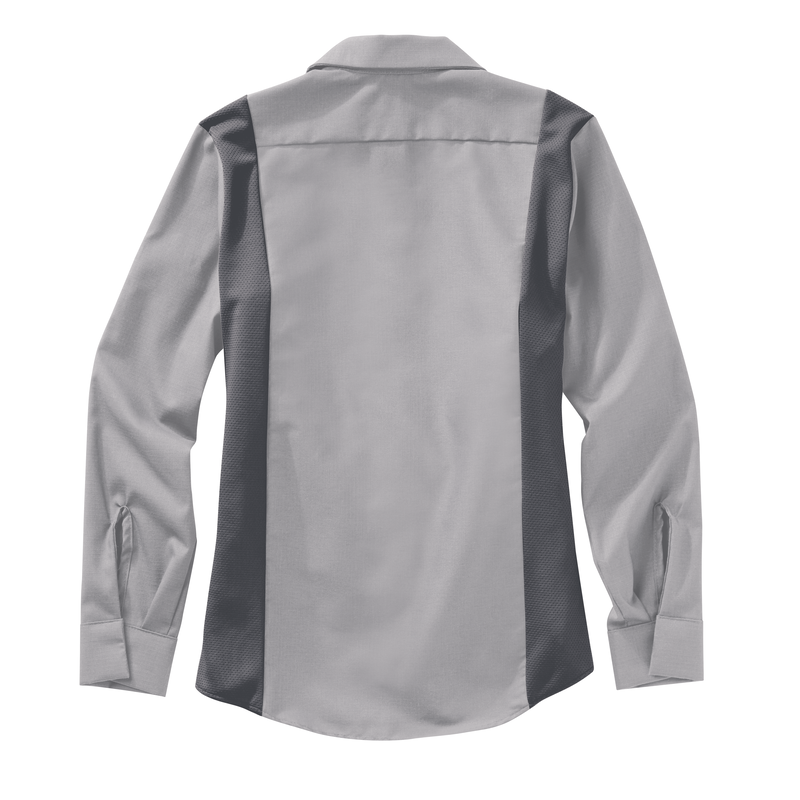 Women's Long Sleeve Performance Plus Shop Shirt with OilBlok Technology image number 7