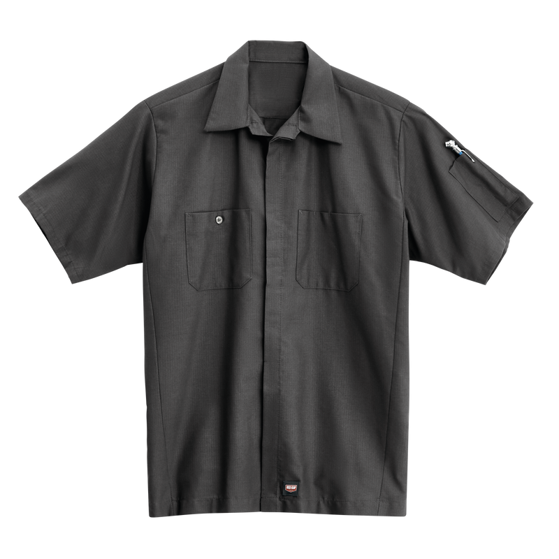 Men's Short Sleeve Solid Crew Shirt image number 2