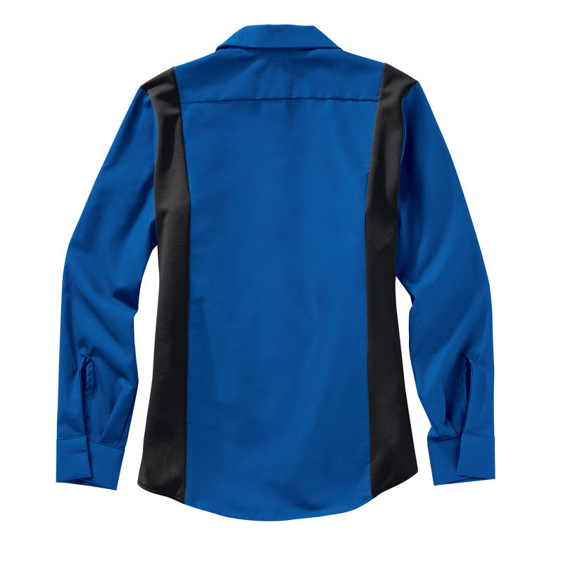 Women's Long Sleeve Performance Plus Shop Shirt with OilBlok Technology image number 7