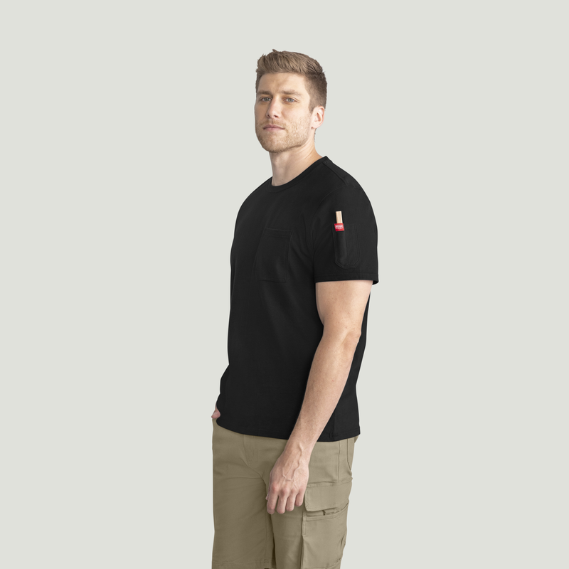 Men's Slim Fit Cotton Pocket T-Shirt image number 7