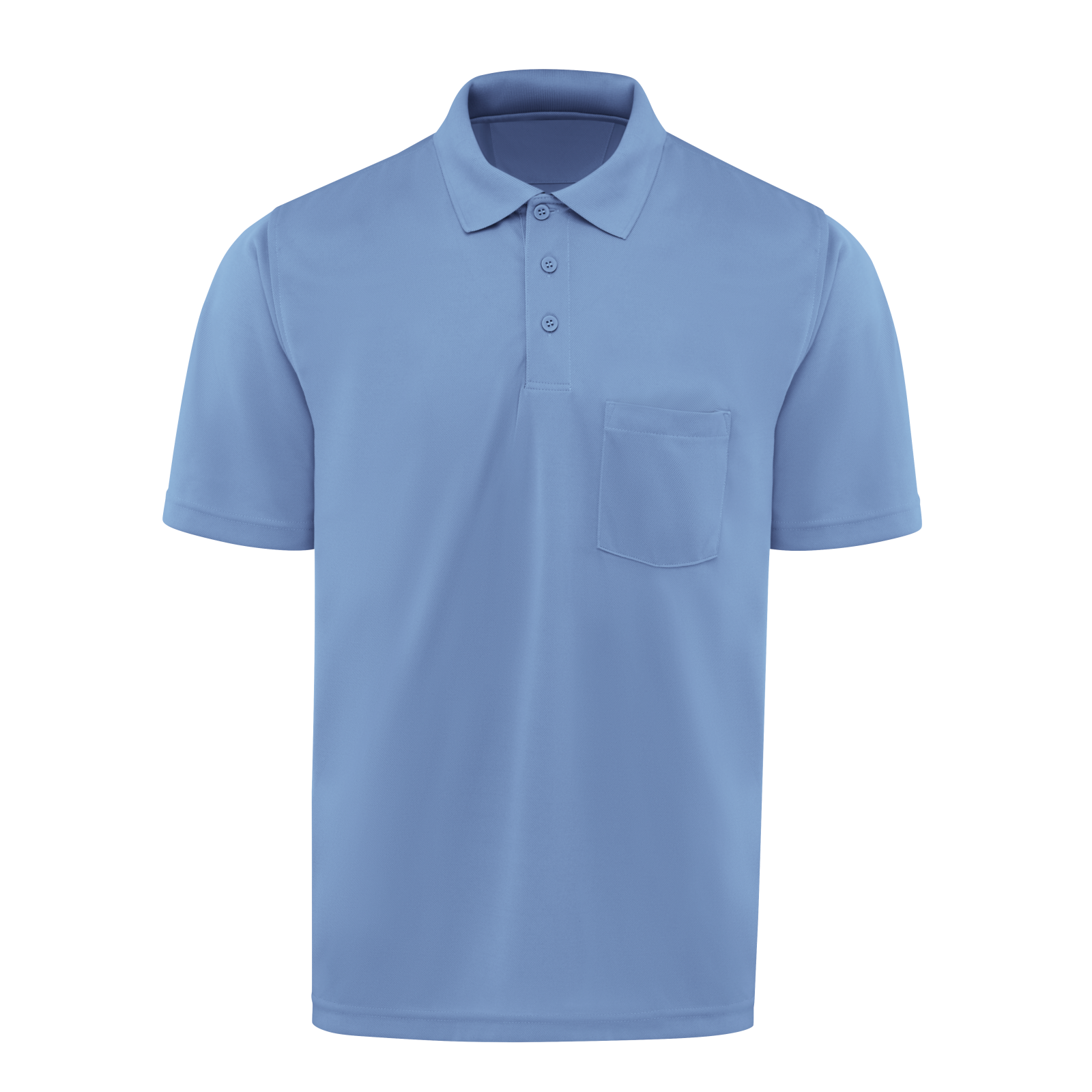 Mens short sleeve polo shirt with pocket Clearance