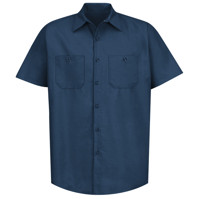 Men's Short Sleeve Industrial Work Shirt image number 1