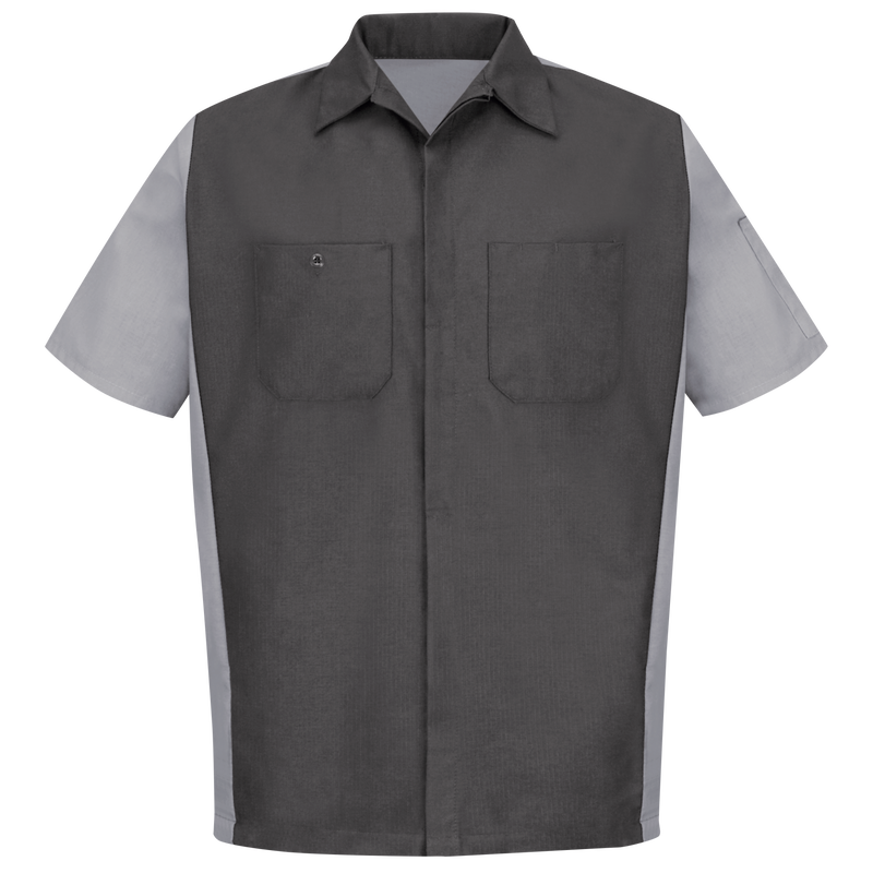 Men's Short Sleeve Two-Tone Crew Shirt image number 1