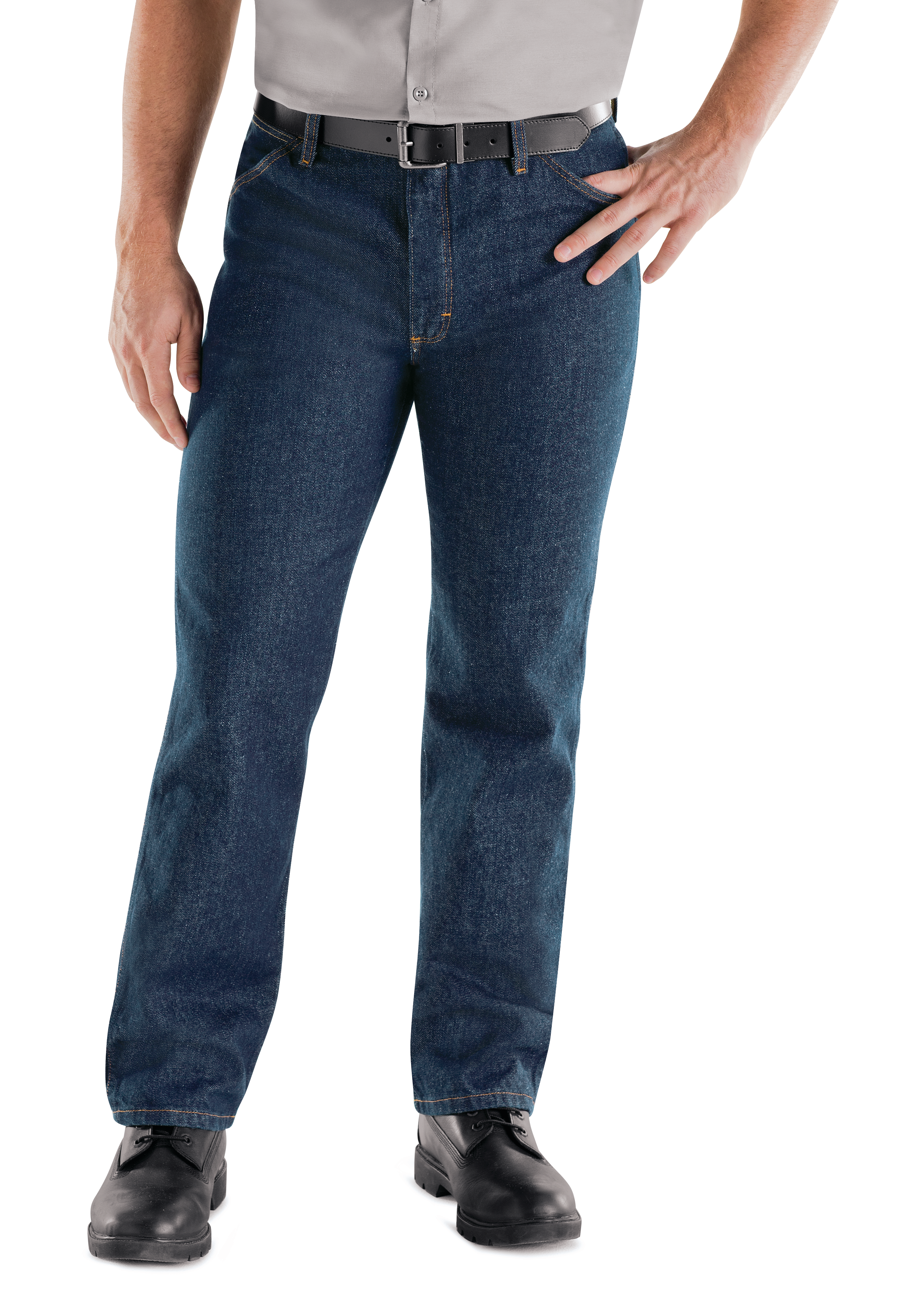 red kap denim jeans