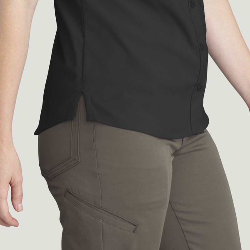 Women's Cooling Short Sleeve Work Shirt image number 13