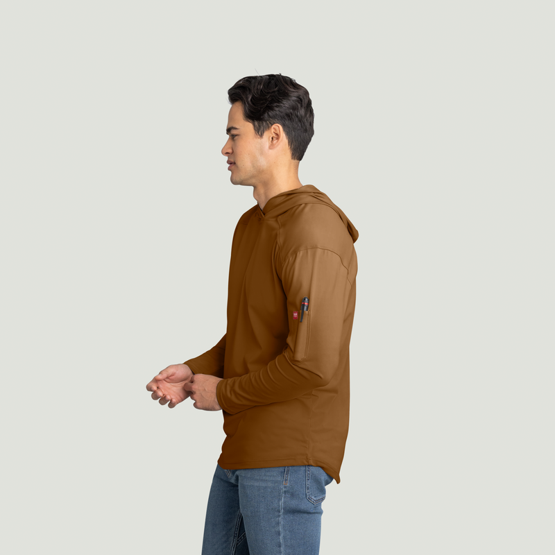 Men's Sun Protection Pullover Hoodie image number 3