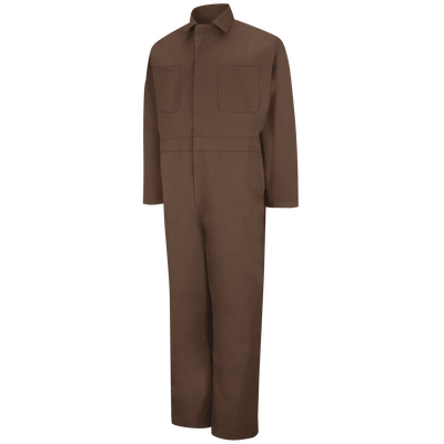 Twill Action Back Coverall with Chest Pockets