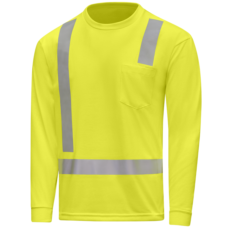 Hi-Visibility Long Sleeve Pocket T-Shirt - Type R Class 2 image number 3
