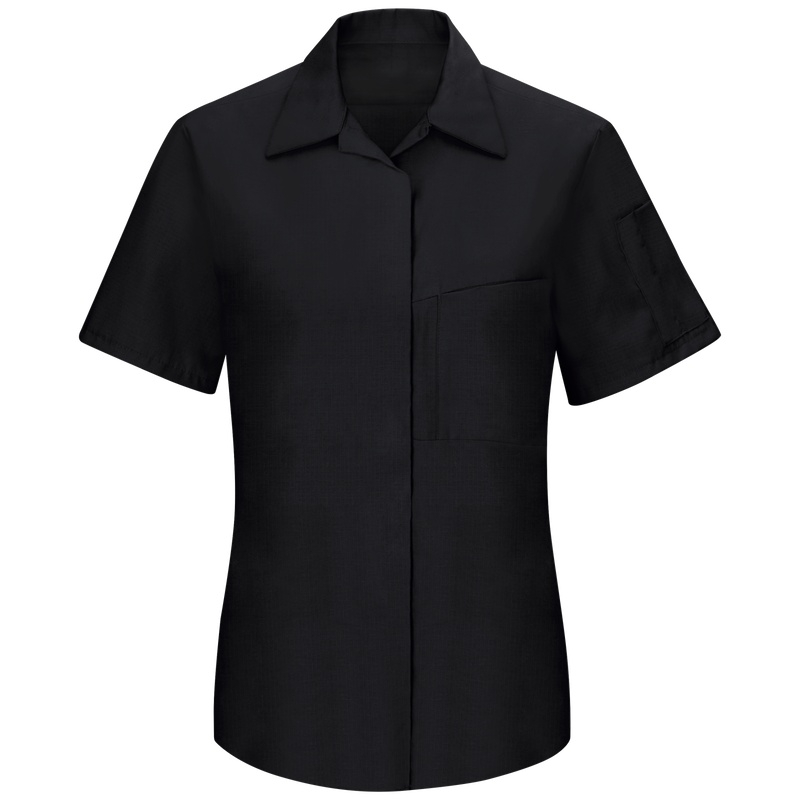 Women's Short Sleeve Performance Plus Shop Shirt with OilBlok Technology image number 0