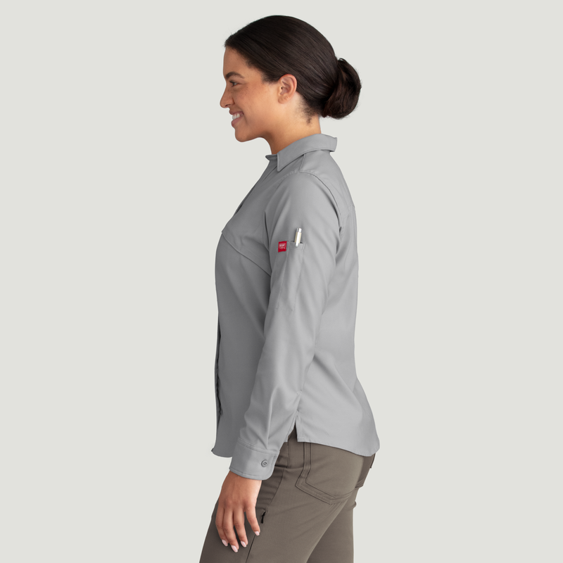 Women's Cooling Long Sleeve Work Shirt image number 11