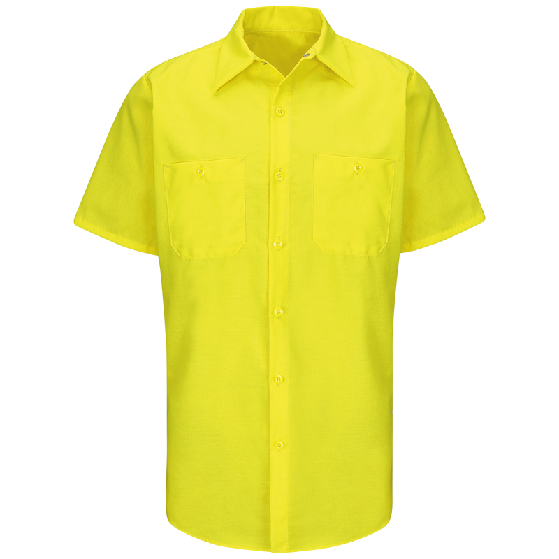 Short Sleeve Enhanced Visibility Ripstop Work Shirt image number 1