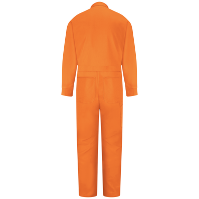 RED KAP, L ( 42 1/2 in x 44 in ), Orange, Coverall - 4FPJ4