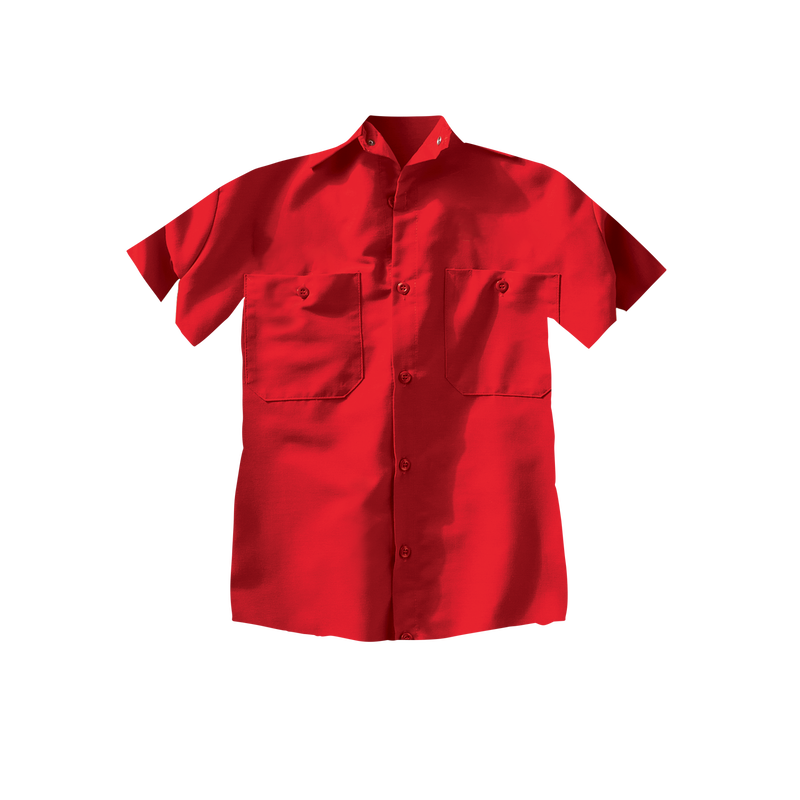 Men's Short Sleeve Industrial Work Shirt image number 9