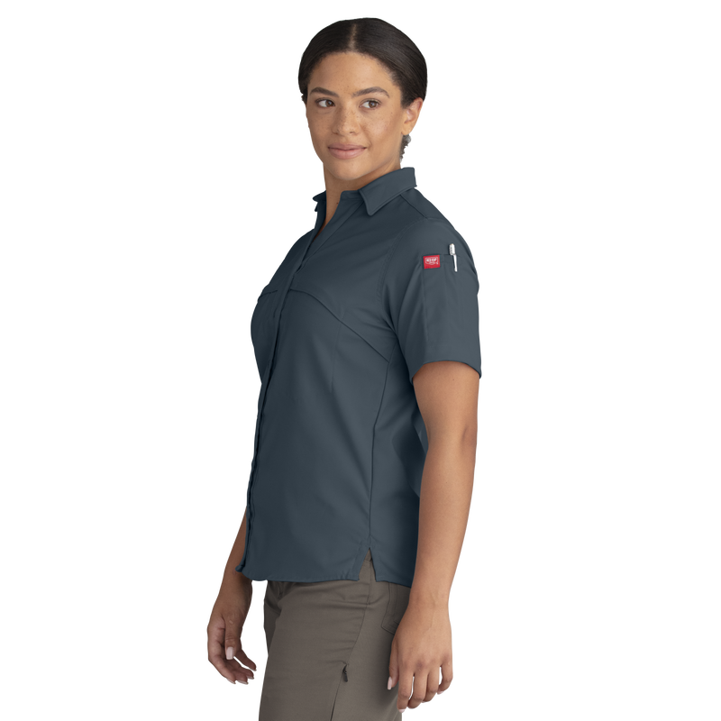 Women's Cooling Short Sleeve Work Shirt image number 8