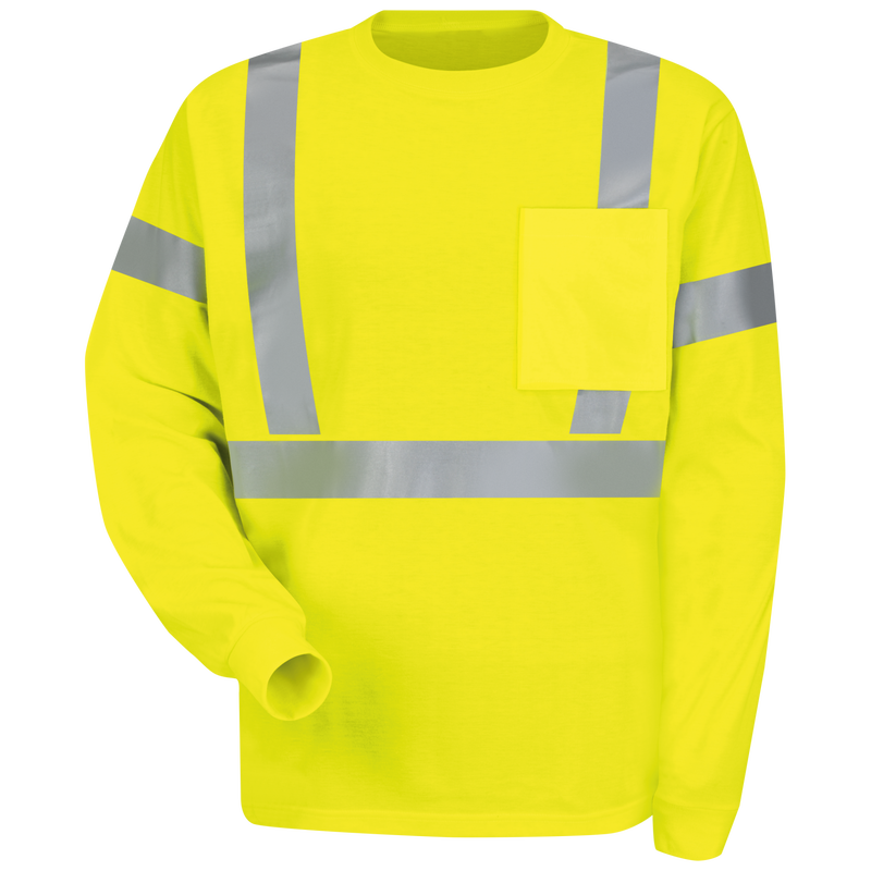 Hi-Visibility Long Sleeve T-Shirt - Type R, Class 2 image number 1