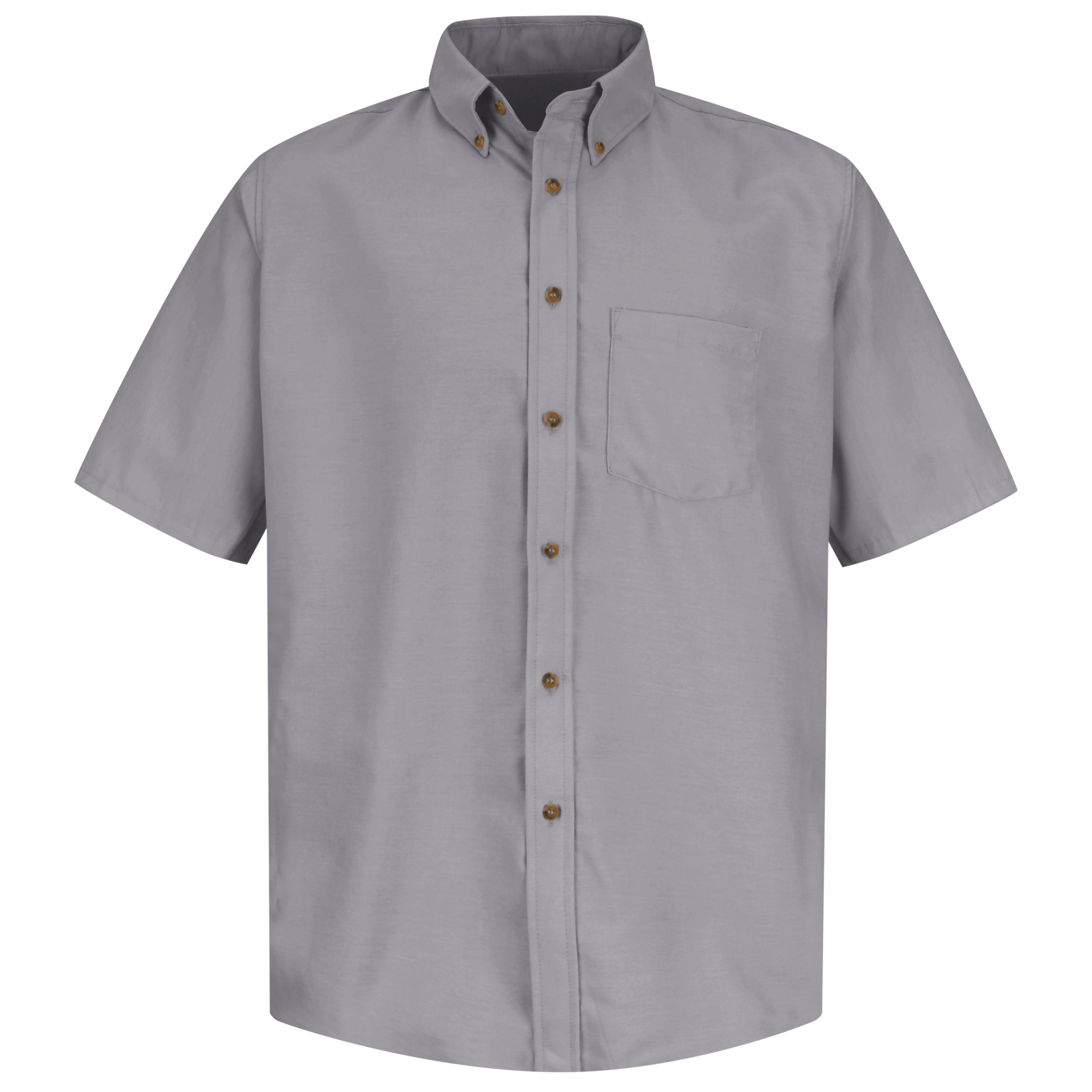 thumbnail image 2 of Red Kap Men's Short Sleeve Dress Shirt - Moisture Wicking Poly-Cotton Work Shirt With Chest Pocket 2 of 10