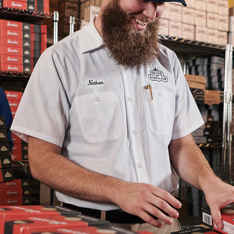 Men's Short Sleeve Industrial Work Shirt image number 8