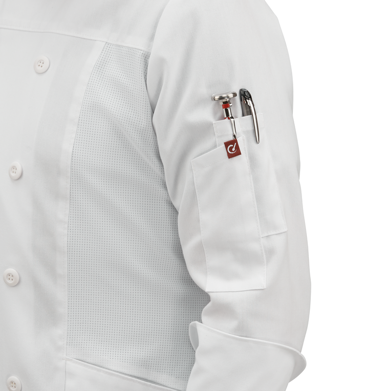 Men's Deluxe Airflow Chef Coat image number 9