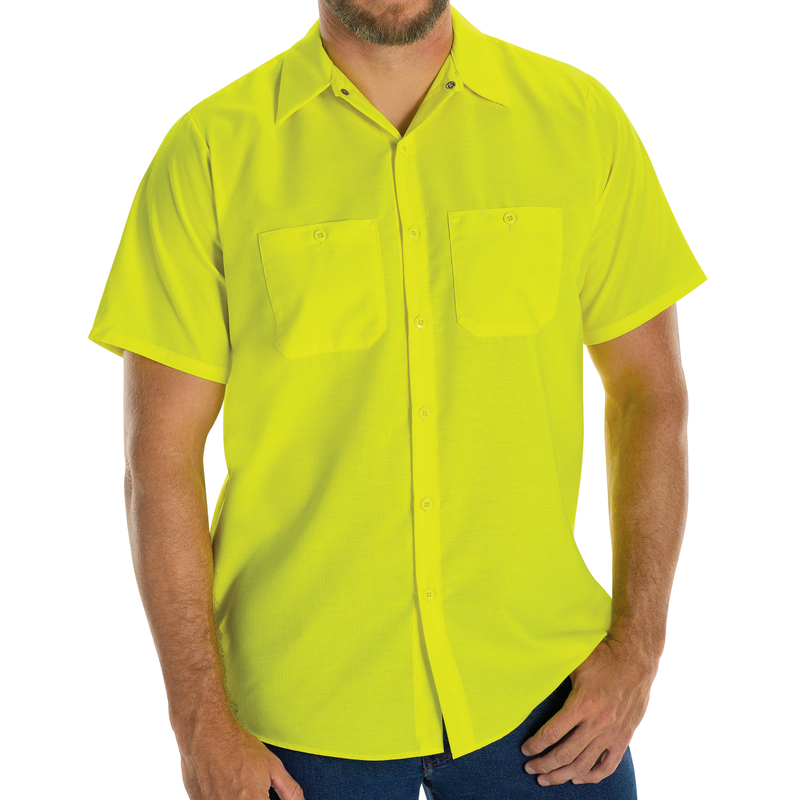Short Sleeve Enhanced Visibility Ripstop Work Shirt image number 4