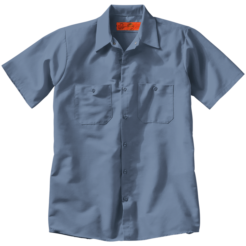 Men's Short Sleeve Industrial Work Shirt image number 9