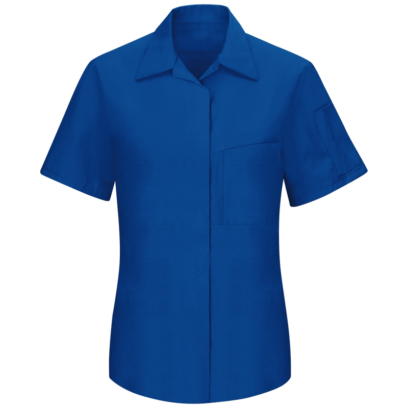 Women's Short Sleeve Performance Plus Shop Shirt with OilBlok Technology image number 1