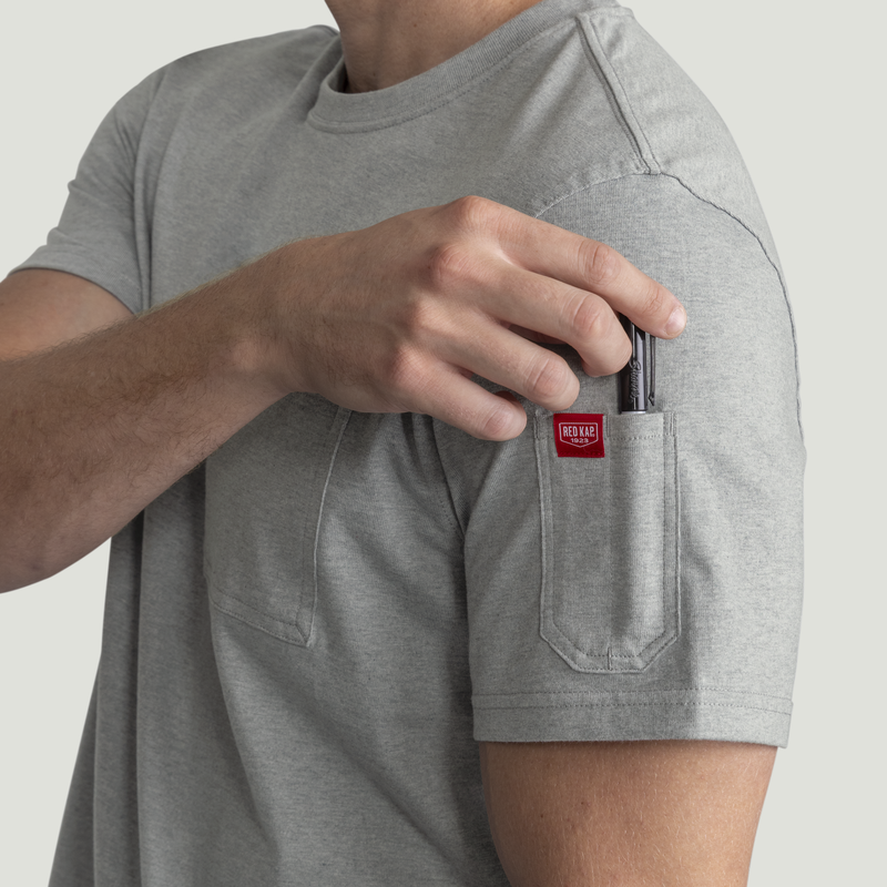Men's Slim Fit Cotton Pocket T-Shirt image number 16