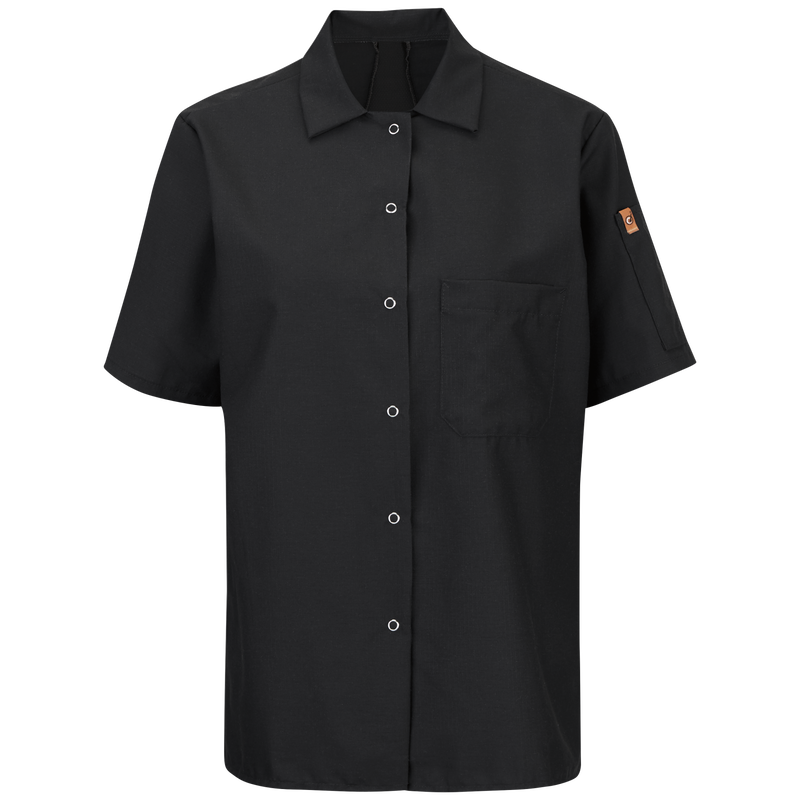 Women's Short Sleeve Cook Shirt with OilBlok + MIMIX® image number 0