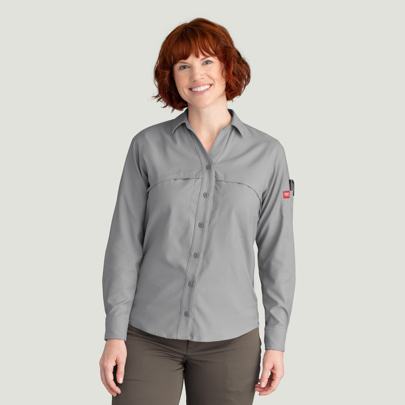 Women's Cooling Long Sleeve Work Shirt image number 5