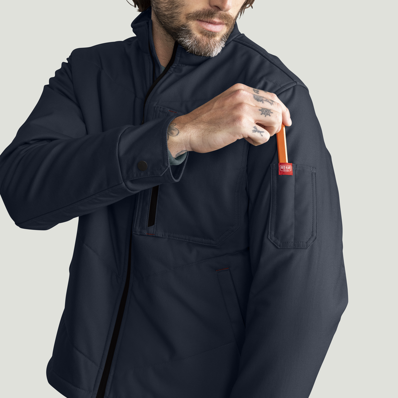 Men's Insulated Quilted Work Jacket image number 14