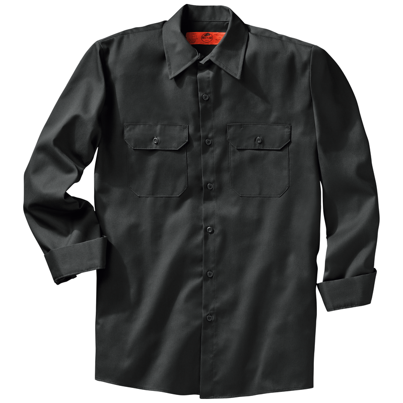 Men's Long Sleeve Utility Uniform Shirt image number 3